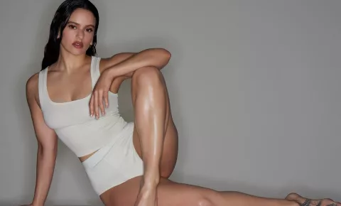 Kim Kardashian elige a Rosalía como la imagen de su nueva colección de ropa interior