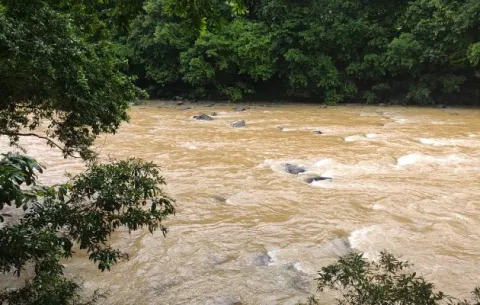 Fuertes lluvias dejan serias afectaciones en el sector de Jaramillo, distrito de Boquete 