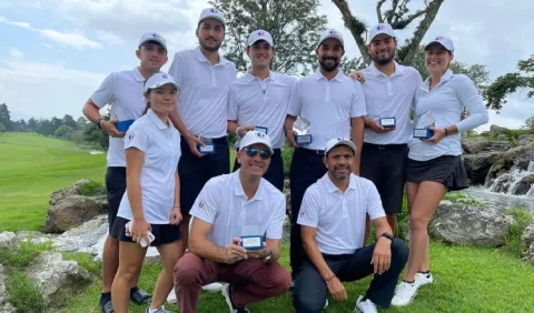 Panamá se destaca en torneo regional de golf realizado en Guatemala
