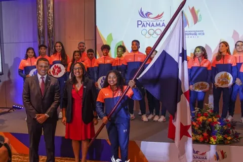 Hillary Heron y Héctor Cención, abanderados de Panamá en los Juegos Bolivarianos Valledupar 2022