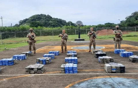 Decomisan 894 paquetes de droga en carga contenerizada en Panamá Oeste con destino a Asia