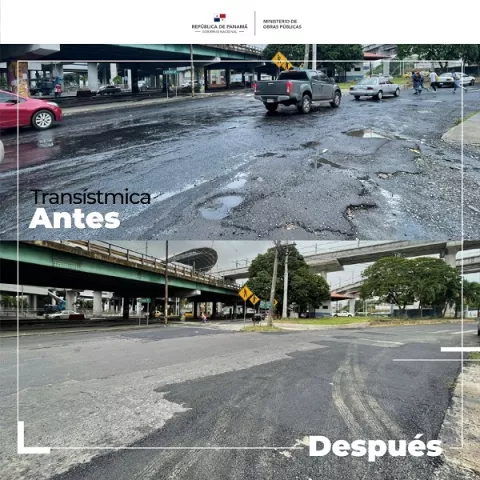 Trabajo de asfalto en la Vía Transístmica enciende debate en redes sociales