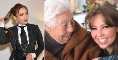 Thalia: La cantante se despide de su abuela