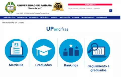 'UP en cifras',  herramienta tecnológica que brinda datos estadísticos de la institución 