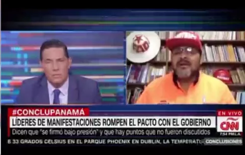 Fernando Del Rincón de CNN: Gremios están abiertos a la comunicación, no así el gobierno de Laurentino Cortizo
