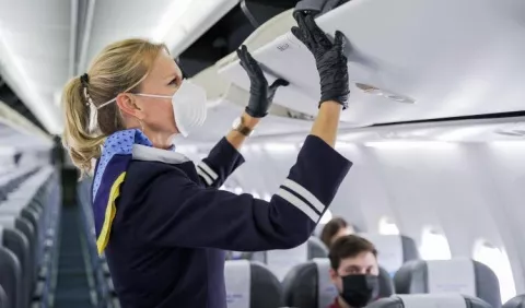 Eliminan uso obligatorio de mascarillas en aeronaves y embarcaciones internacionales