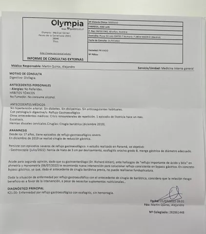 Recomiendan al alcalde José Luis Fábrega otra intervención quirúrgica