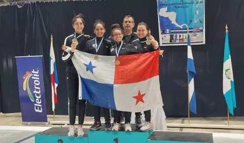 Panamá gana oro por equipo en el  Campeonato Nacional de Esgrima