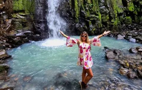 Paty Gamboa, la aventurera que conoce 550 cascadas en Panamá