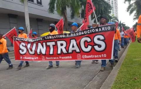 Suntracs mantiene huelga; no están conformes con anuncio de Laurentino Cortizo