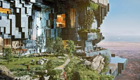 'The Line', 'urbe futurista' que aspira a convertirse en el hogar de millones de personas