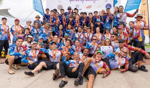 Warriors y  Rage muestran su casta en el Sexto Festival de Carreras de Botes de Dragón
