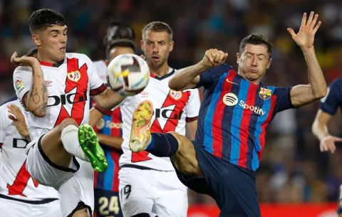 Decepcionante debut liguero para el Barcelona de  Lewandowski 