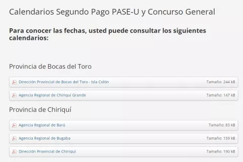 PASE-U: Verifica el calendario de pago por provincias y regiones