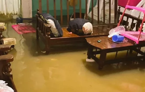 Más de 35 viviendas afectadas por las inundaciones en Chiriquí