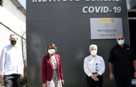 Laboratorio de Cobre Panamá fue reconocido por el Instituto Gorgas