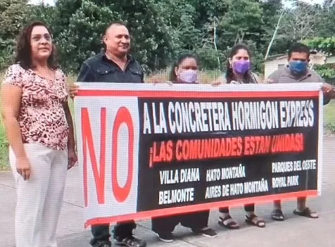Residentes en Villa Diana, Arraiján, rechazan instalación de concretera 