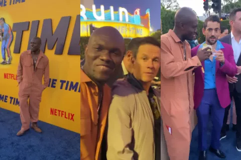 Duckins se codea con Mark Wahlberg, Kevin Hart y Luis Gerardo Méndez en la 'premiere' de 'Me Time'