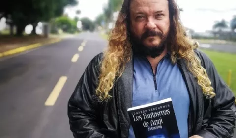 Eduardo Verdurmen, en la Feria del Libro