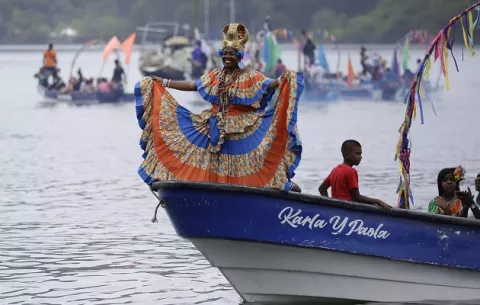 Festival de la Pollera Congo habría movilizado a unas 3,000 personas