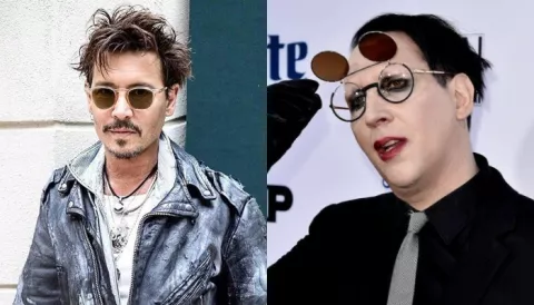 Filtran mensajes entre Johnny Depp y Marilyn Manson: 'Tengo una Amber 2.0'