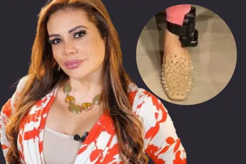 'La Chechi' está siendo monitoreada a través de un brazalete electrónico