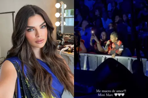 Nadia Ferreira encontró al 'Mini Marc' en Panamá