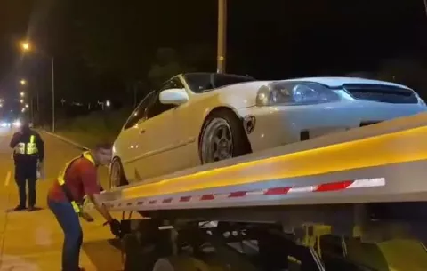 Multan a 28 conductores por carreras clandestinas en Costa Verde, La Chorrera