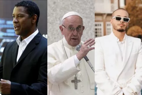  El papa asistirá a reunión con Denzel Washington, J Balvin y otros artistas