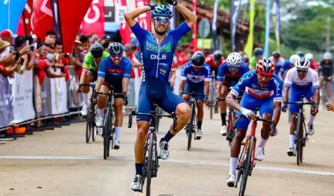 Pol Hervas corona etapa rápida y es nuevo líder del Tour de Panamá
