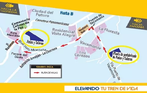 Este viernes inicia el traslado y montaje de las vigas de la Línea 3 del metro