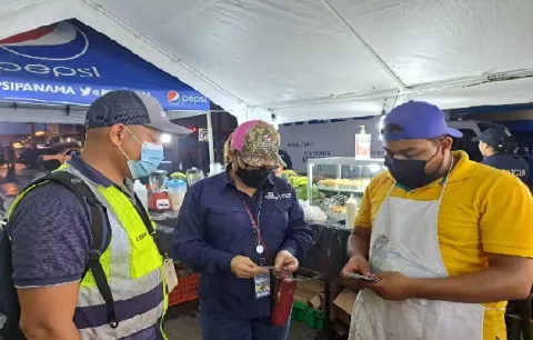 Verifican fondas instaladas para las patronales de Santiago Apóstol