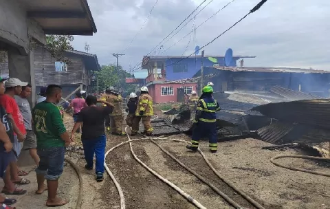 Menor de 17 años muere calcinada en el Casco Viejo en Chiriquí Grande, Bocas del Toro