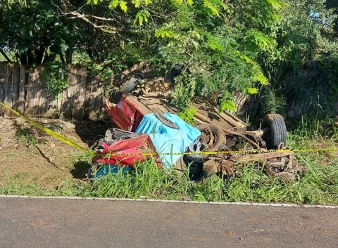 Conductor fallece en choque y vuelco ocurrido en Las Lomas, distrito de David 
