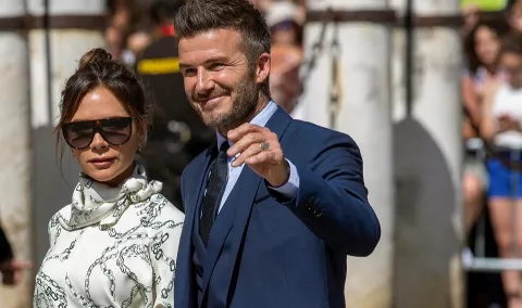 David Beckham, en la cola para ver la capilla ardiente de la reina