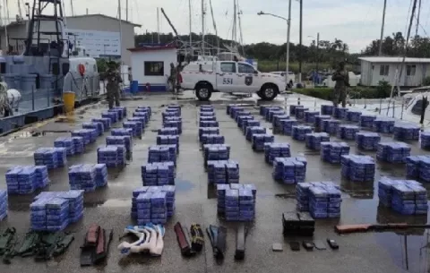 Senan decomisa dos toneladas de droga y una lancha rápida en la comarca Guna Yala