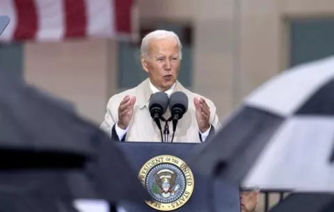 Joe Biden recuerda a Isabel II en su discurso por el 21 aniversario del 11-S