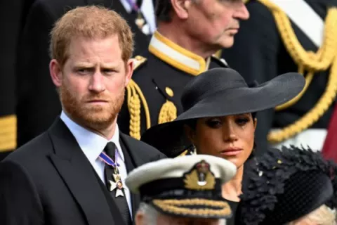 Meghan Markle y el príncipe Harry sufrieron otro desplante en el funeral de la reina Isabel II