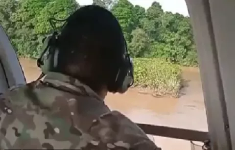 Encuentran con vida a un hombre y dos niños arrastrados por las fuertes corrientes del río Mamoní 