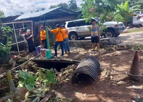  Más de 600 personas afectadas por fuertes lluvias en la provincia de Chiriquí  