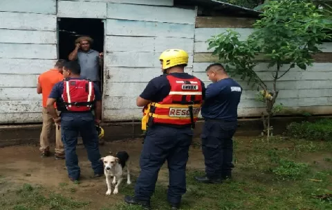 Afectaciones en la región de Azuero y Colón por causa del mal tiempo 