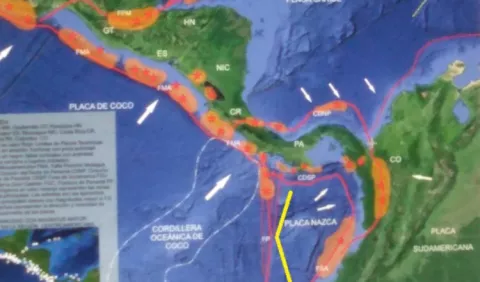 Falla geológica de Coiba se mueve un poco independiente del resto