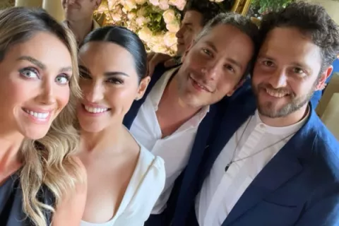 Maite Perroni reunió a los exintegrantes de RBD en su matrimonio