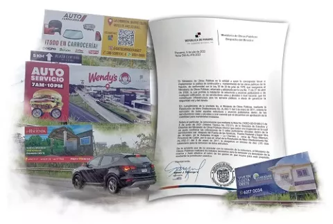 Vallas publicitarias  'ilegales'   se toman la   autopista Arraiján-La Chorrera