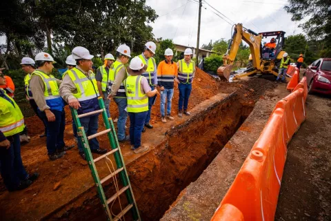 En Arraiján avanzan los trabajos en el programa saneamiento