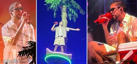 Bad Bunny se luce en su concierto en Panamá 