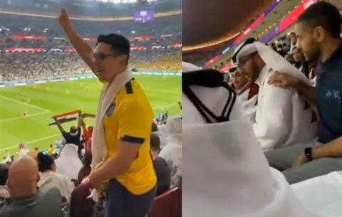 ¡Tensión! Jeque manda a callar a ecuatoriano que acusó a Catar de sobornar el partido