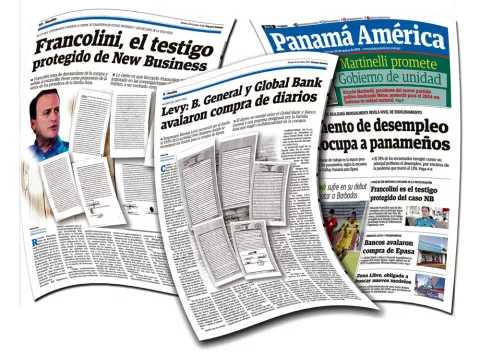Las razones para callar a EPASA: Levy: Banco General y Global Bank avalaron compra de periódicos
