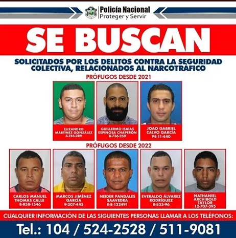Policía tras la pista de ocho supuestos narcotraficantes