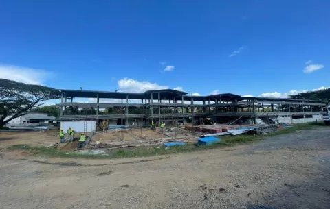 Avanza proyecto de construcción en la Escuela La Primavera